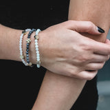 Brûlée Beaded Bracelet - Delicate Beads
