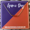 Purple & Orange Necklace