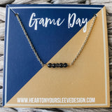 Navy & Yellow Necklace
