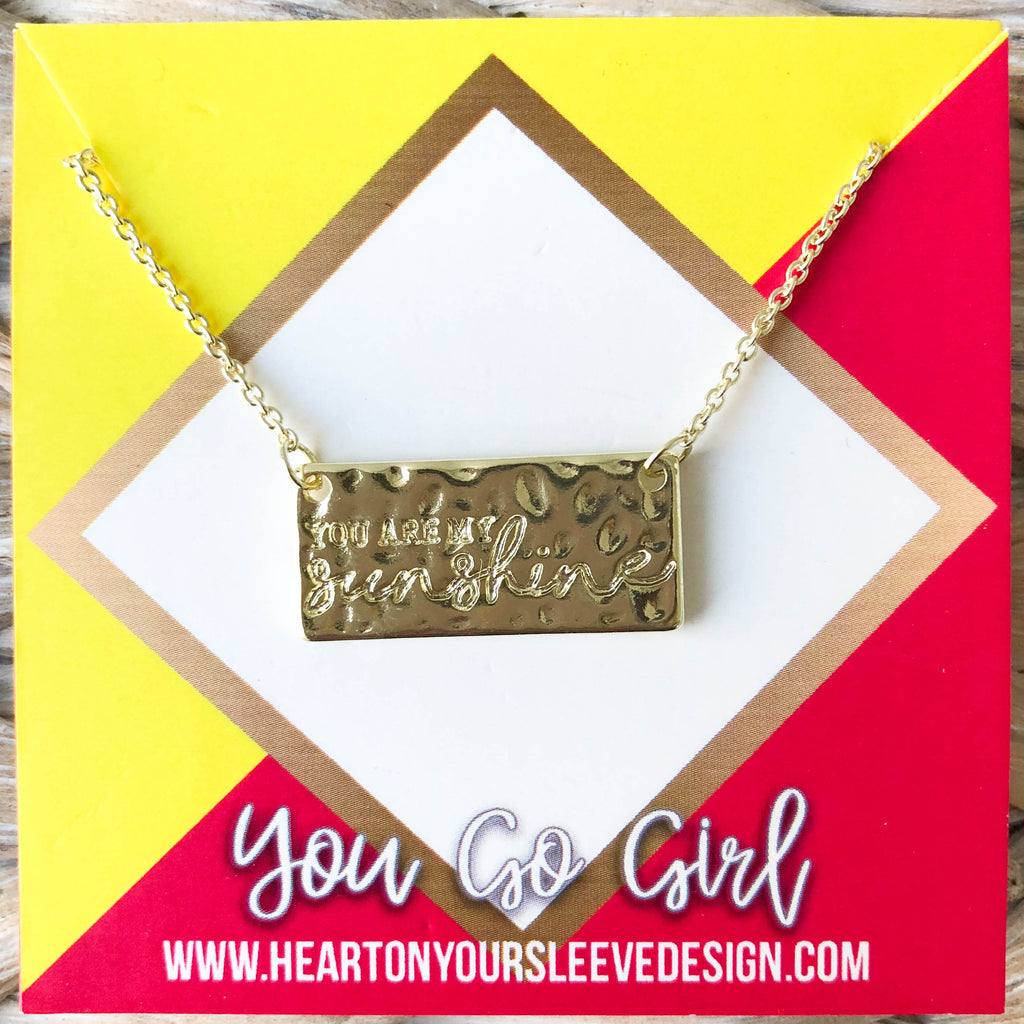 'You Are My Sunshine' Necklace