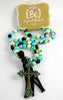 Verde Cross and Tassel Stone Bead Necklace