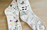Barn Animals and flowers Mix n' Match Socks