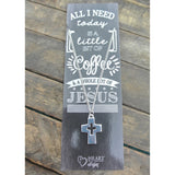 Coffee & Jesus Bible Journaling Necklace