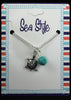 Sea Turtle Pendant  Necklace
